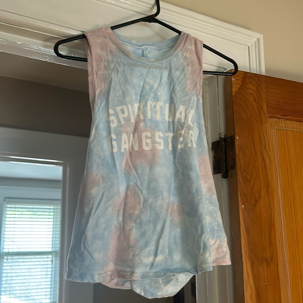 Spiritual Ganster cross cross tank